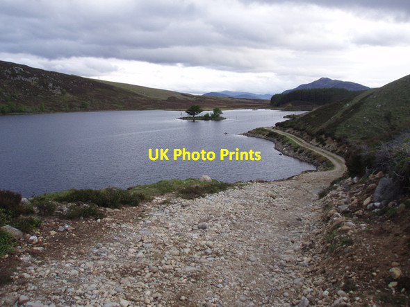 Photo 6"x4" Track alongside Loch Gynack Kingussie c2009