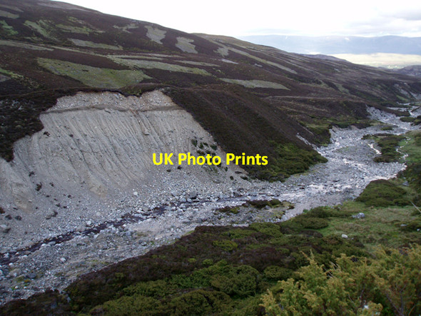 Photo 6"x4" Landslip, Allt Mor Allt M\u00f2r\/NH7404 c2009