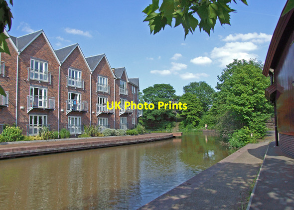 Photo 6"x4" Canalside apartments Chester c2009
