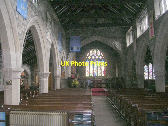 Photo 6"x4" All Saints Church - Nave Ilkley c2009