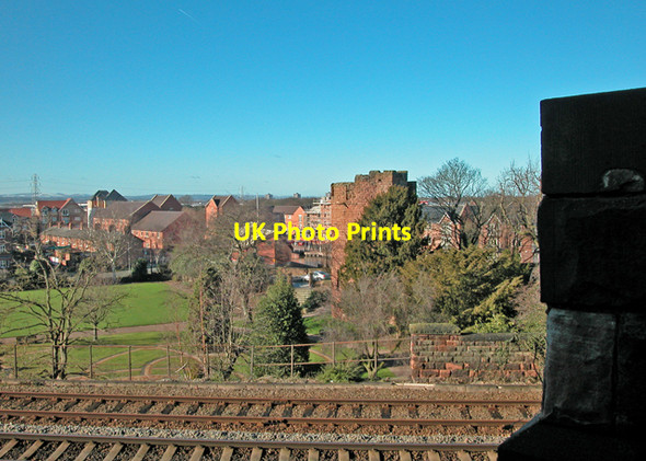 Photo 6"x4" Water Tower Gardens Chester c2005