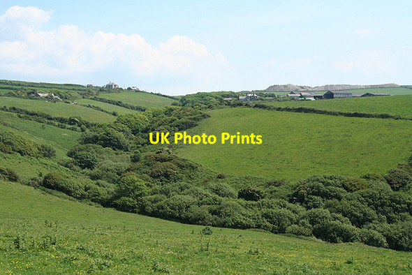 Photo 6"x4" Tintagel: towards Trecarne Farm Trebarwith c2009