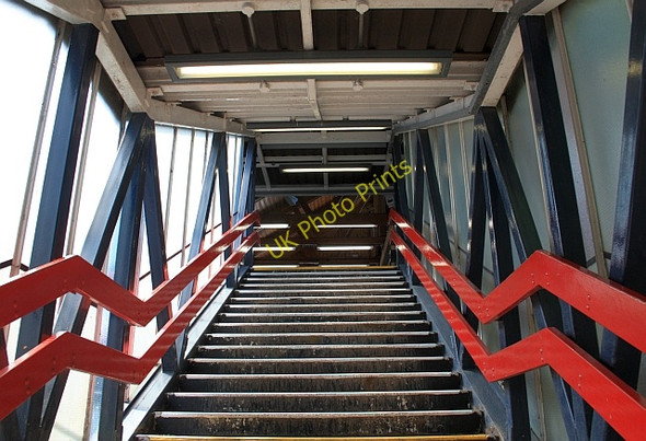 Photo 6"x4" Footbridge, University station Bournbrook c2009