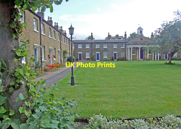 Photo 6"x4" Queen Elizabeth's College and Lambard House Greenwich\/TQ3977 c2008