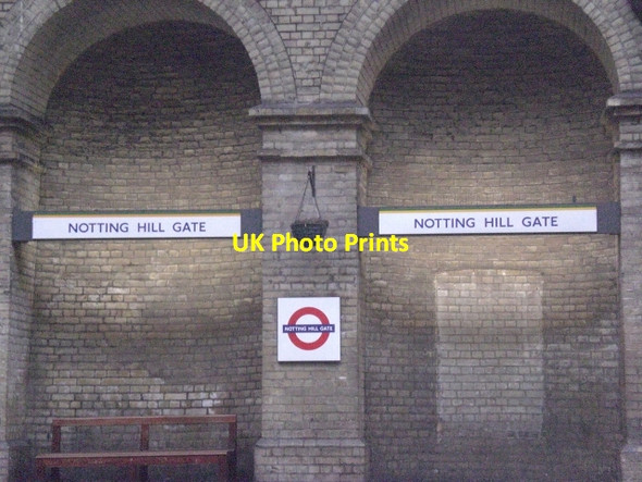 Photo 6"x4" Notting Hill Gate Underground Station arches Kensington\/TQ2579 c2006