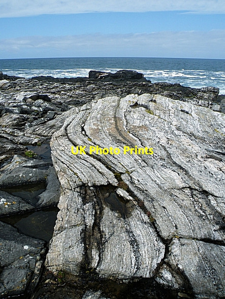 Photo 6"x4" Lewisian Gneiss Balmartin c2009