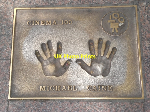 Photo 6"x4" Michael Caine handprints, Leicester Square WC2 Westminster c2009