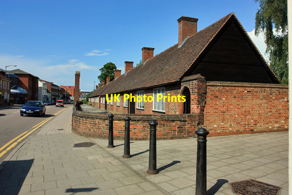 Photo 6"x4" The Almshouses, Hitchin Hitchin c2009
