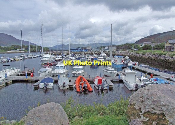 Photo 6"x4" Caherciveen marina Cahersiveen c2008