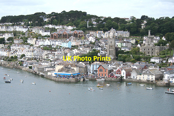 Photo 6"x4" Fowey: from across the estuary Fowey c2009