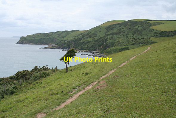 Photo 6"x4" Lanteglos: Pencarrow Head and Lantivet Bay Lansallos c2009