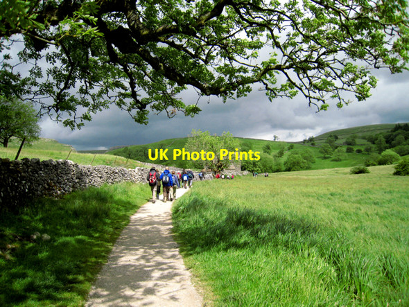 Photo 6"x4" Malham: the path to Janet's Foss Malham\/SD9062 c2009