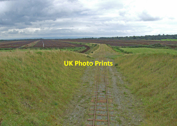 Photo 6"x4" Peat bog railway Co.Offaly Ballynahown c2008 P2