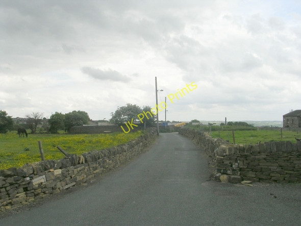 Photo 6"x4" Burned Road - viewed from Burned Grove Buttershaw c2009