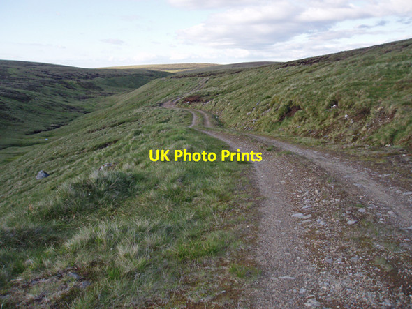Photo 6"x4" Hill track, Coignafearn Estate Carn an t-Seillich c2009