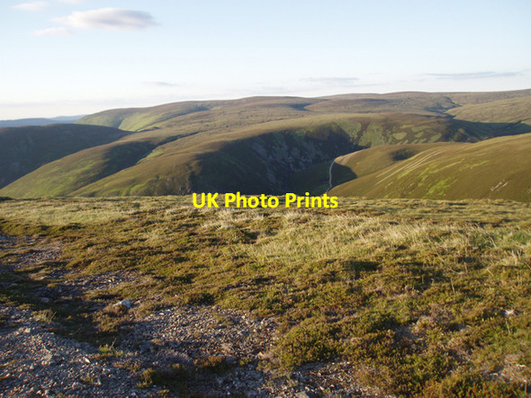 Photo 6"x4" View from track on Carn Easgainn Mor. Carn Easgainn M\u00f2r c2009