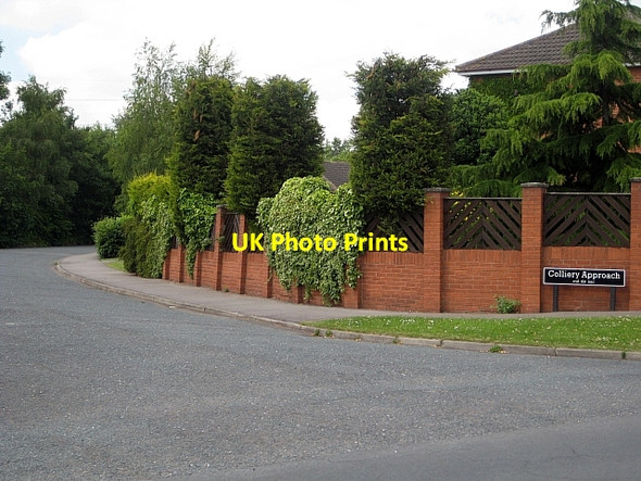Photo 6"x4" Colliery Approach Carr Gate c2009