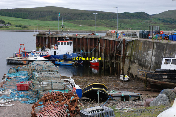 Photo 6"x4" Aird Point pier, Aultbea Drumchork\/NG8788 c2009