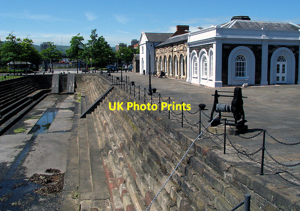 Photo 6"x4" Dry Dock 1, Clarendon Dock Belfast c2009 P1