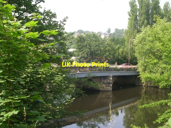 Photo 6"x4" Rastrick Bridge - viewed from Cliffe Road Brighouse\/SE1423 c2009