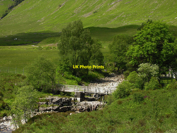 Photo 6"x4" Bridge over the Allt a' Chaorainn Dalness\/NN1651 c2009