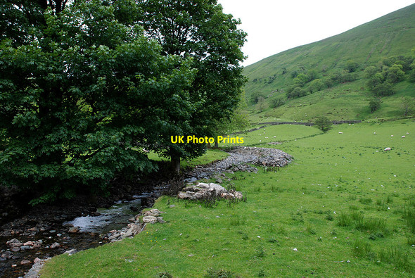 Photo 6"x4" Fields by Stockdale Bridge Sadgill c2009