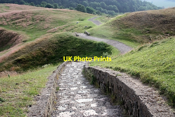 Photo 6"x4" Steps down Herefordshire Beacon Little Malvern c2009