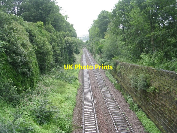 Photo 6"x4" View from Footbridge - Mansion Lane Halifax c2009