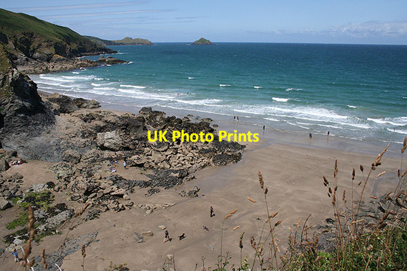 Photo 6"x4" St Minver Highlands: above Lundy Beach Porteath c2009