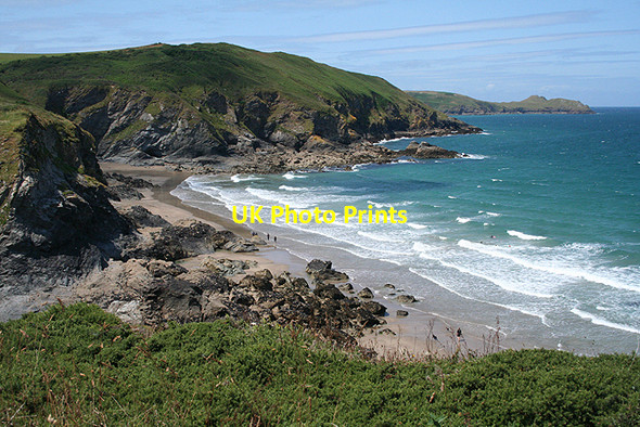 Photo 6"x4" St Minver Highlands: towards Carnweather Point Porteath c2009