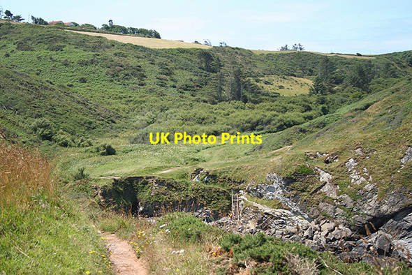 Photo 6"x4" St Minver Highlands: valley above Lundy Beach 1 Porteath c2009