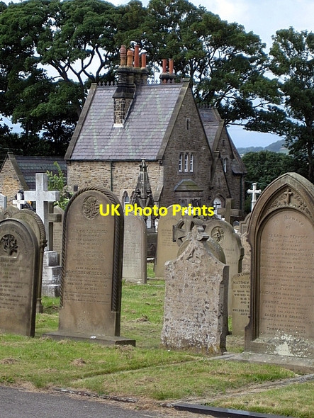 Photo 6"x4" Larpool Lane cemetery lodge Whitby\/NZ8910 c2009