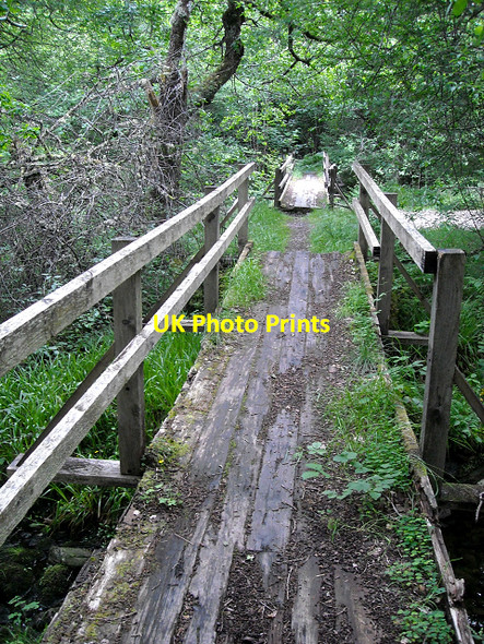 Photo 6"x4" Rotten Footbridges Over Allt na Cailliche Faichem c2009