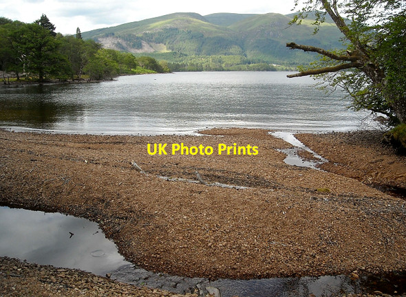 Photo 6"x4" Shore of Loch Lochy Bunarkaig c2009