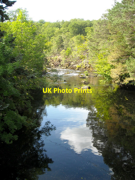 Photo 6"x4" River Arkaig Bunarkaig c2009