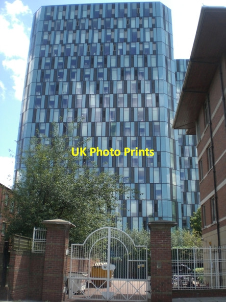 Photo 6"x4" Gated entrance to office building in Calshot Street N1 London c2009
