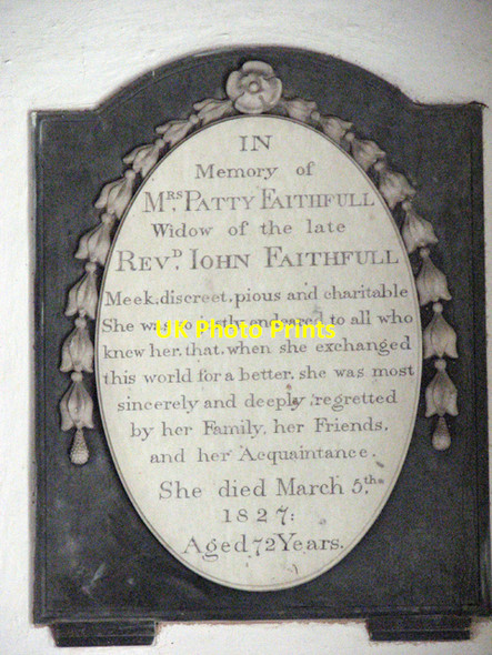 Photo 6"x4" Eastwell Church: in memory of a rector's wife Eastwell\/SK7728 c2009