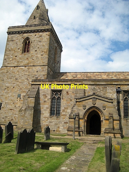 Photo 6"x4" Church of St Oswald, Lythe Sandsend\/NZ8612 c2009