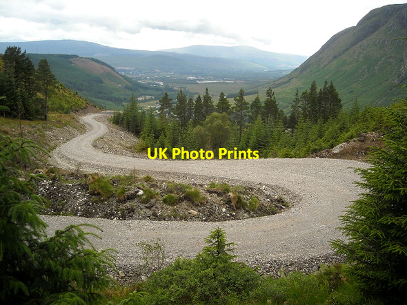 Photo 6"x4" New Forest Track in Glen Nevis Blarmachfoldach c2009
