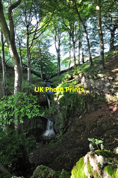 Photo 6"x4" Easegill Force waterfall Cold Cotes\/SD7171 c2009