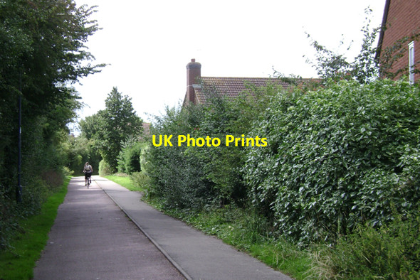 Photo 6"x4" Cycle path, Myton, Warwick Royal Leamington Spa c2009