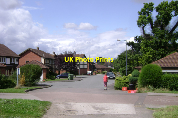 Photo 6"x4" The south end of Saumur Way, Myton, Warwick Royal Leamington Spa c2009
