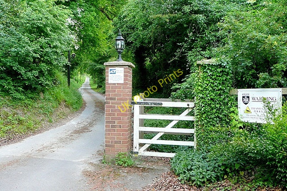 Photo 6"x4" Entrance to Hill Fields Farm Lower Basildon c2009
