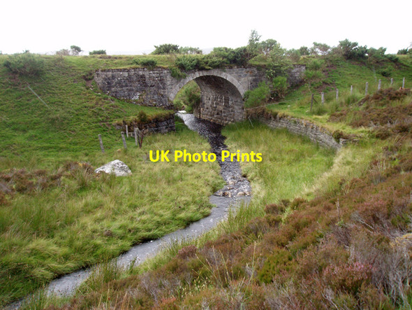 Photo 6"x4" Bridge over Allt na Ceardaich Carn Biorach c2009