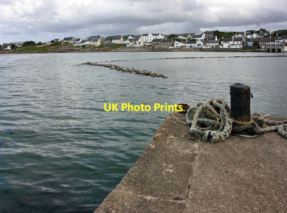 Photo 6"x4" The breakwater, Bowmore harbour Bowmore\/Bogh M\u00f2r c2009