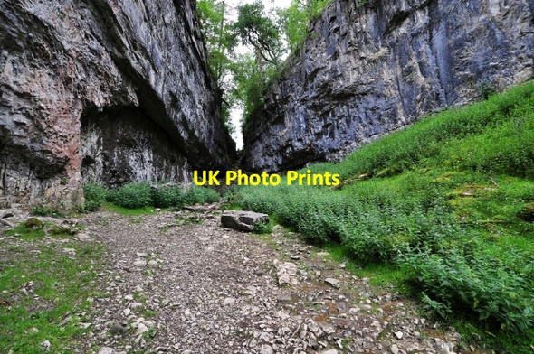 Photo 6"x4" Trow Gill Clapham\/SD7469 c2009