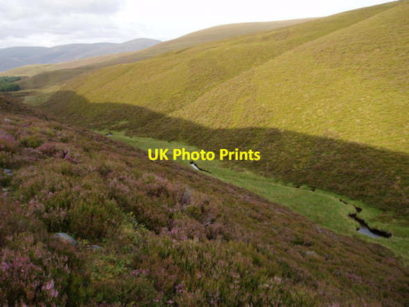 Photo 6"x4" Feith Mhor looking downstream Carnachuin c2009