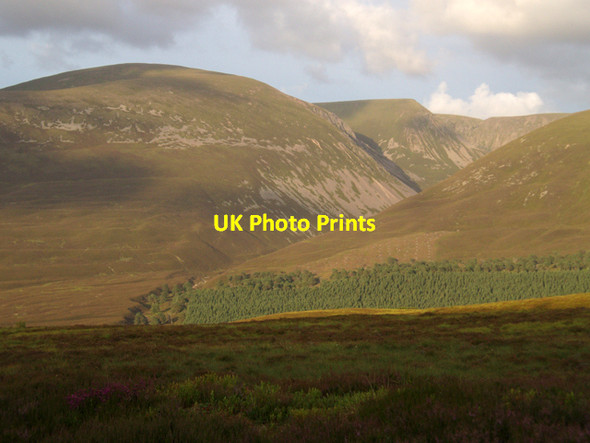 Photo 6"x4" Meall Dubhag and Coire Garbhlach Carnachuin c2009