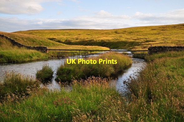 Photo 6"x4" Debris catchment on river Ingleton\/SD6973 c2009