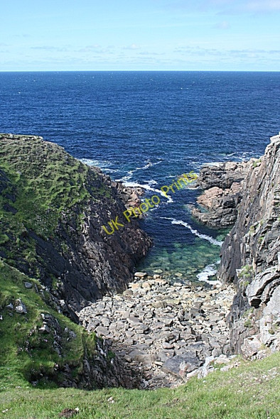 Photo 6"x4" Another Geodha Near Rubha Leathann Baile an Truiseil c2009